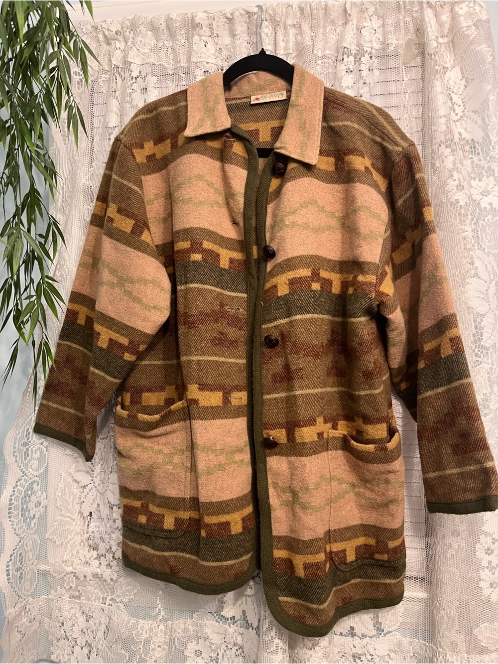 VINTAGE SouthWestern Women’s Peacoat